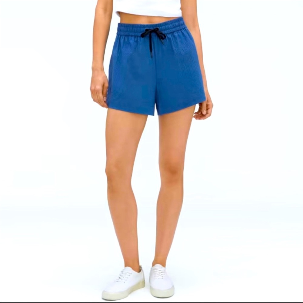 NWT EVERLANE The Seersucker Boxer Short Sz.L